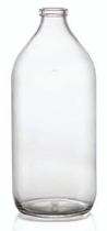 500 ml infuusflacon, helder, type 2 geblazen glas